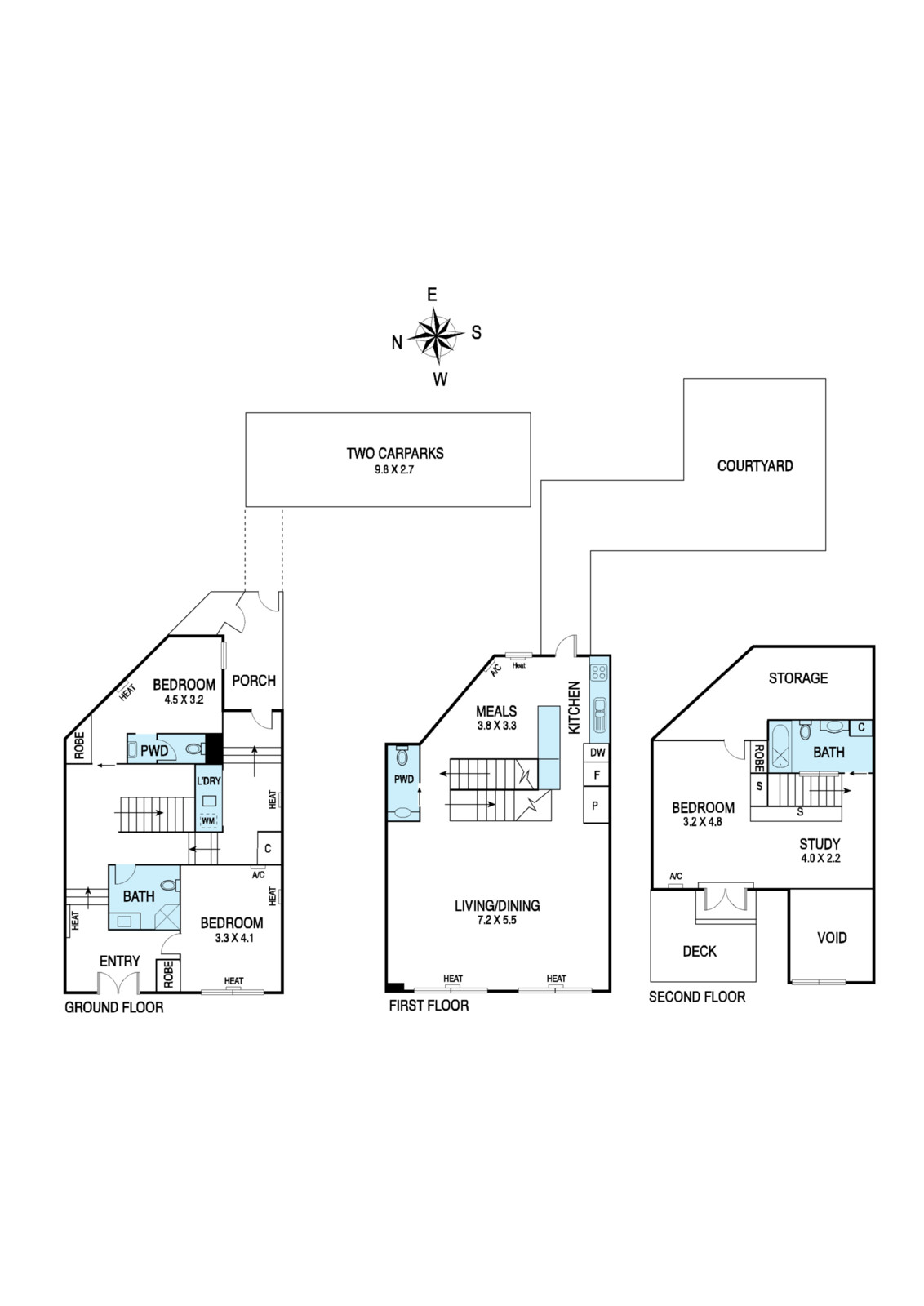 2/37 Groom Street, Clifton Hill - Floorplan 1
