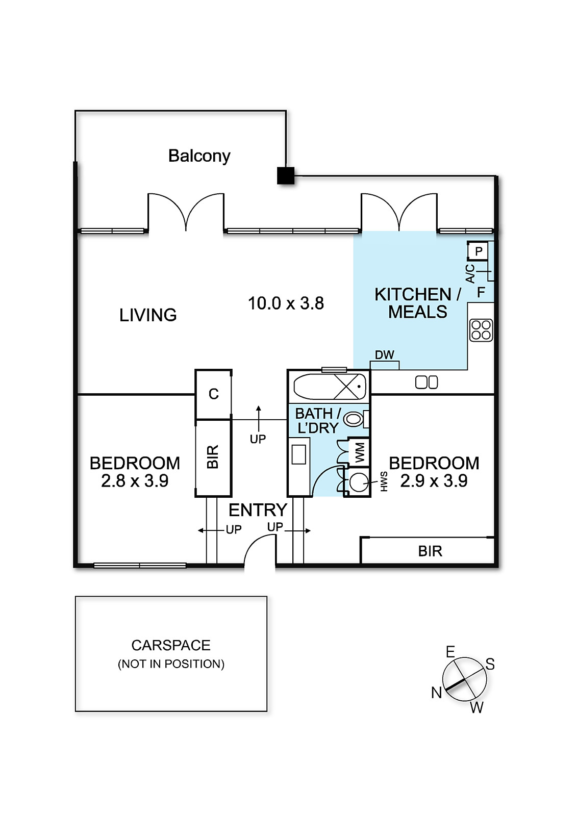 303/1-3 Dods Street, Brunswick
- Floorplan 1