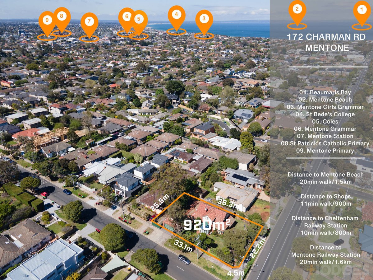 172 Charman Road Mentone - Residential for sale