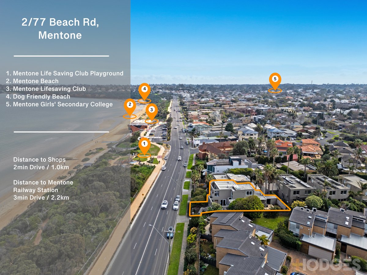2 / 77 Beach Road Mentone - Residential for sale