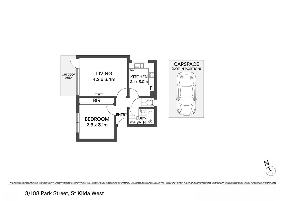 3 / 108 Park Street St Kilda West - Residential for lease