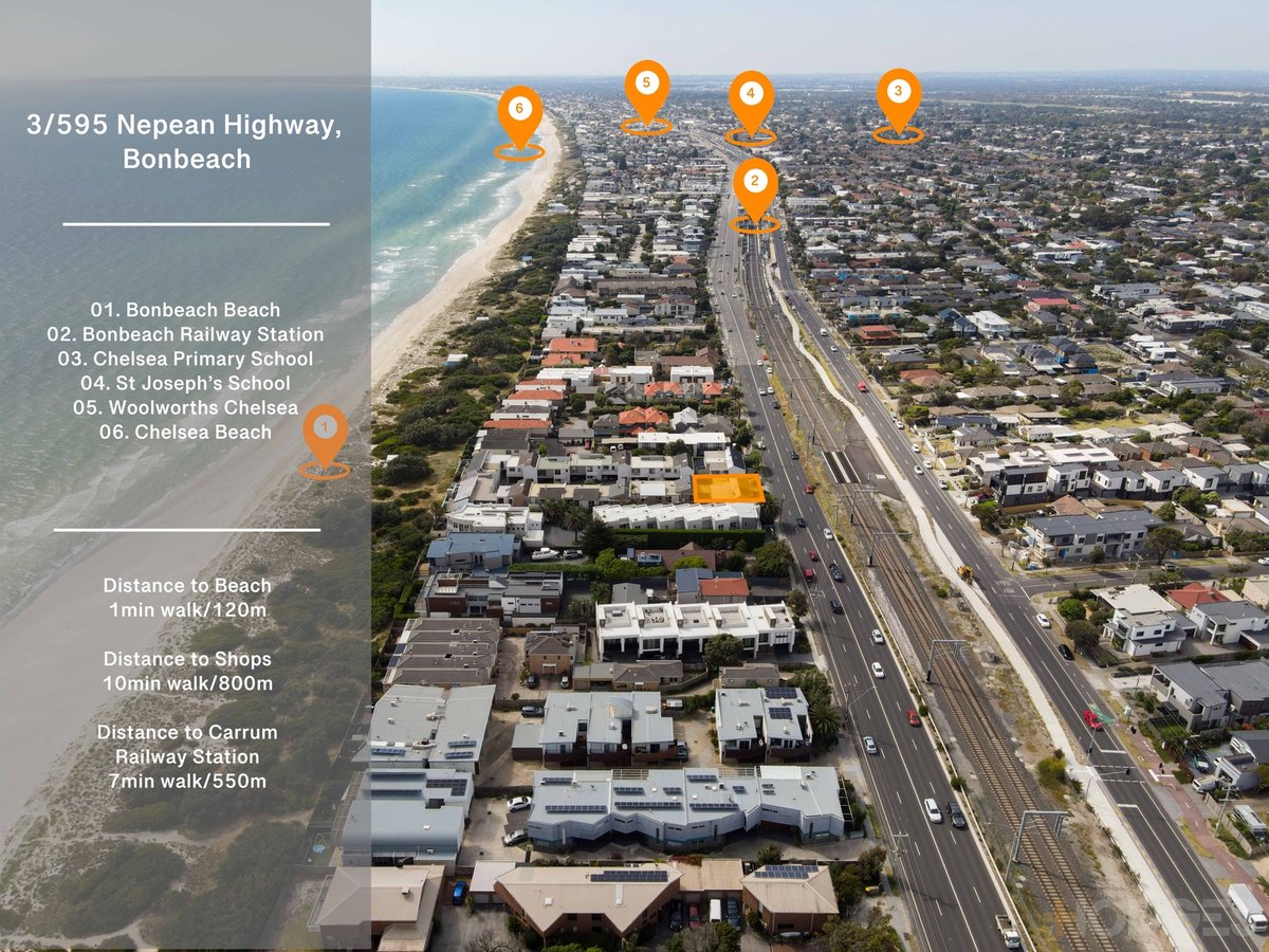 3 / 595 Nepean Highway Bonbeach - Residential for sale