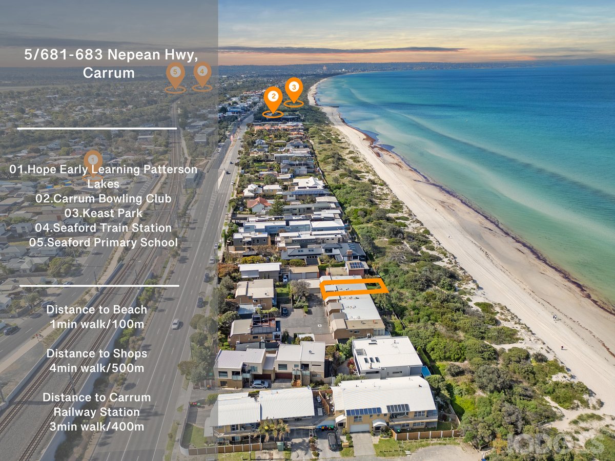 5 / 681-683 Nepean Highway Carrum - Residential for sale