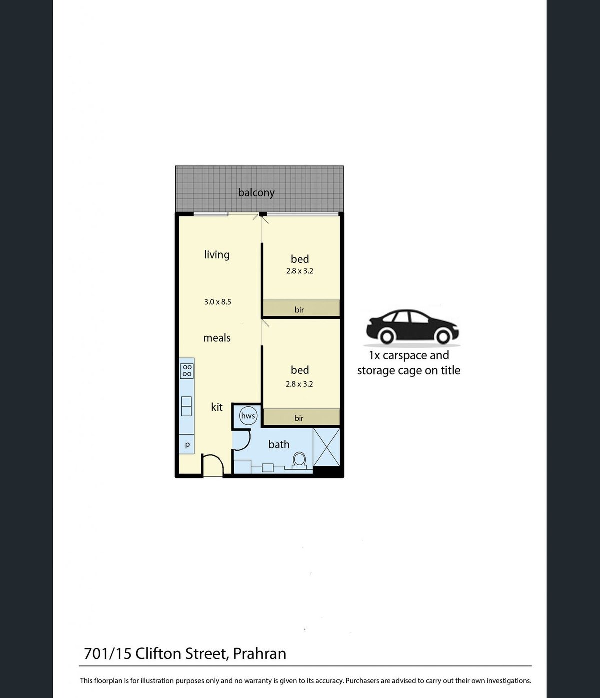 701 / 15 Clifton Street PRAHRAN - Residential for lease