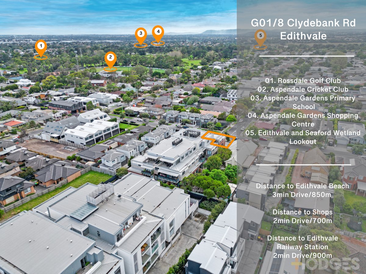 G01 / 8 Clydebank Road Edithvale - Residential for sale