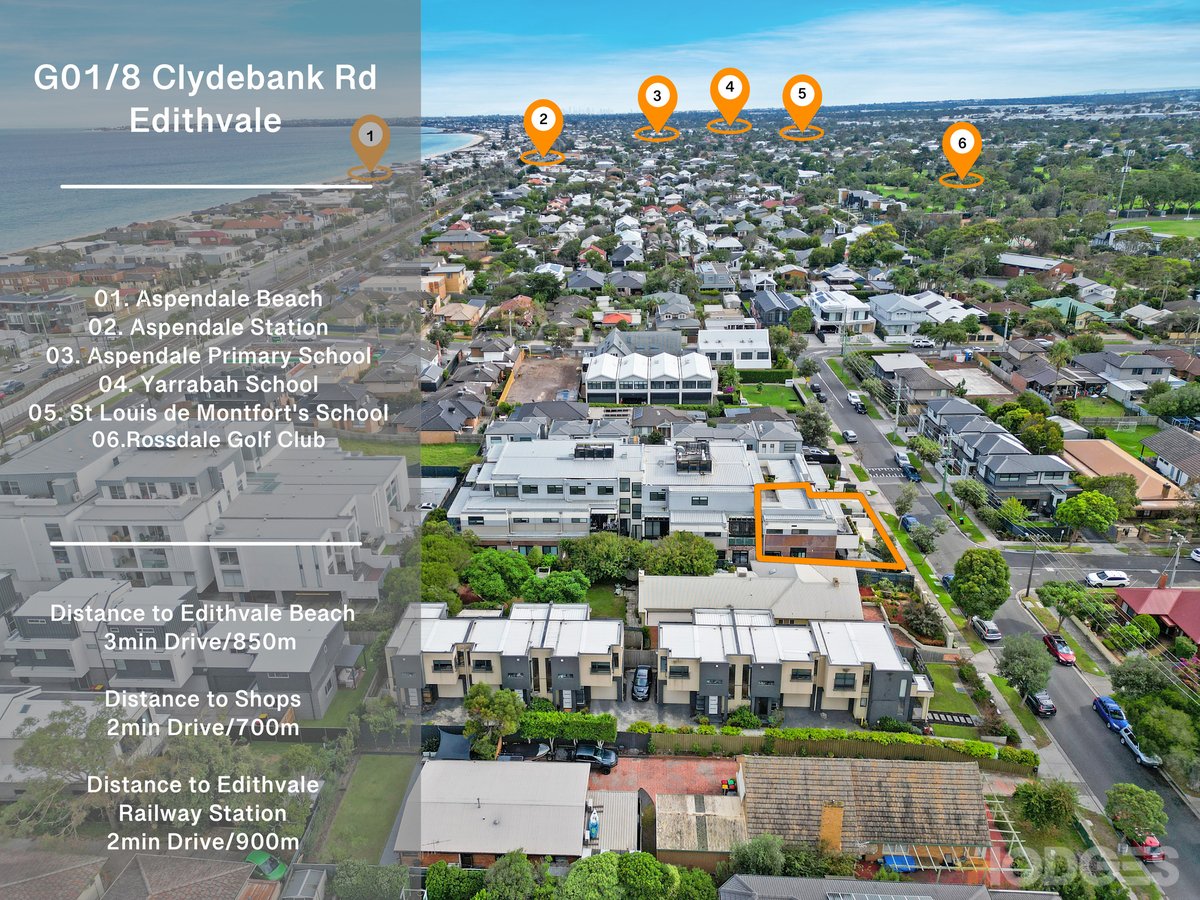 G01 / 8 Clydebank Road Edithvale - Residential for sale
