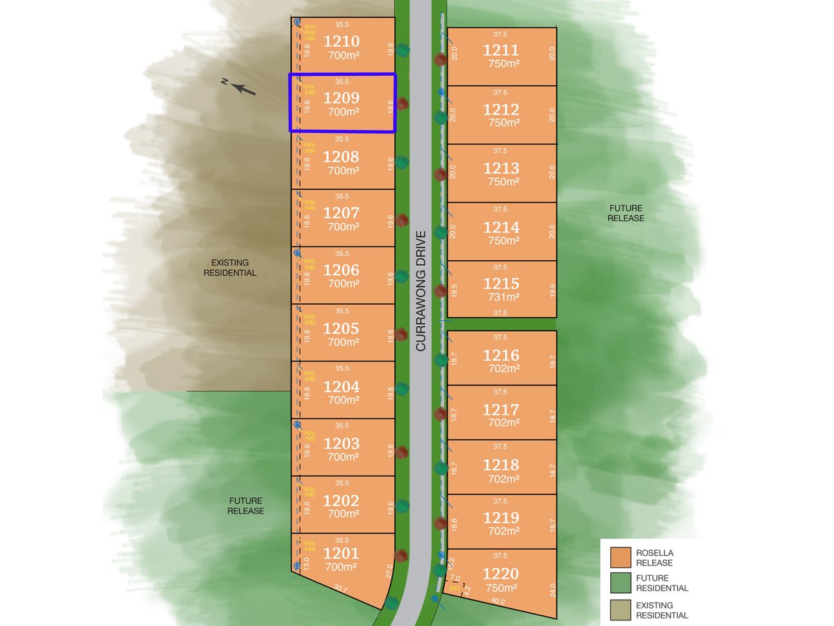 Lot 1209 Currawong Drive, TAMWORTH NSW 2340