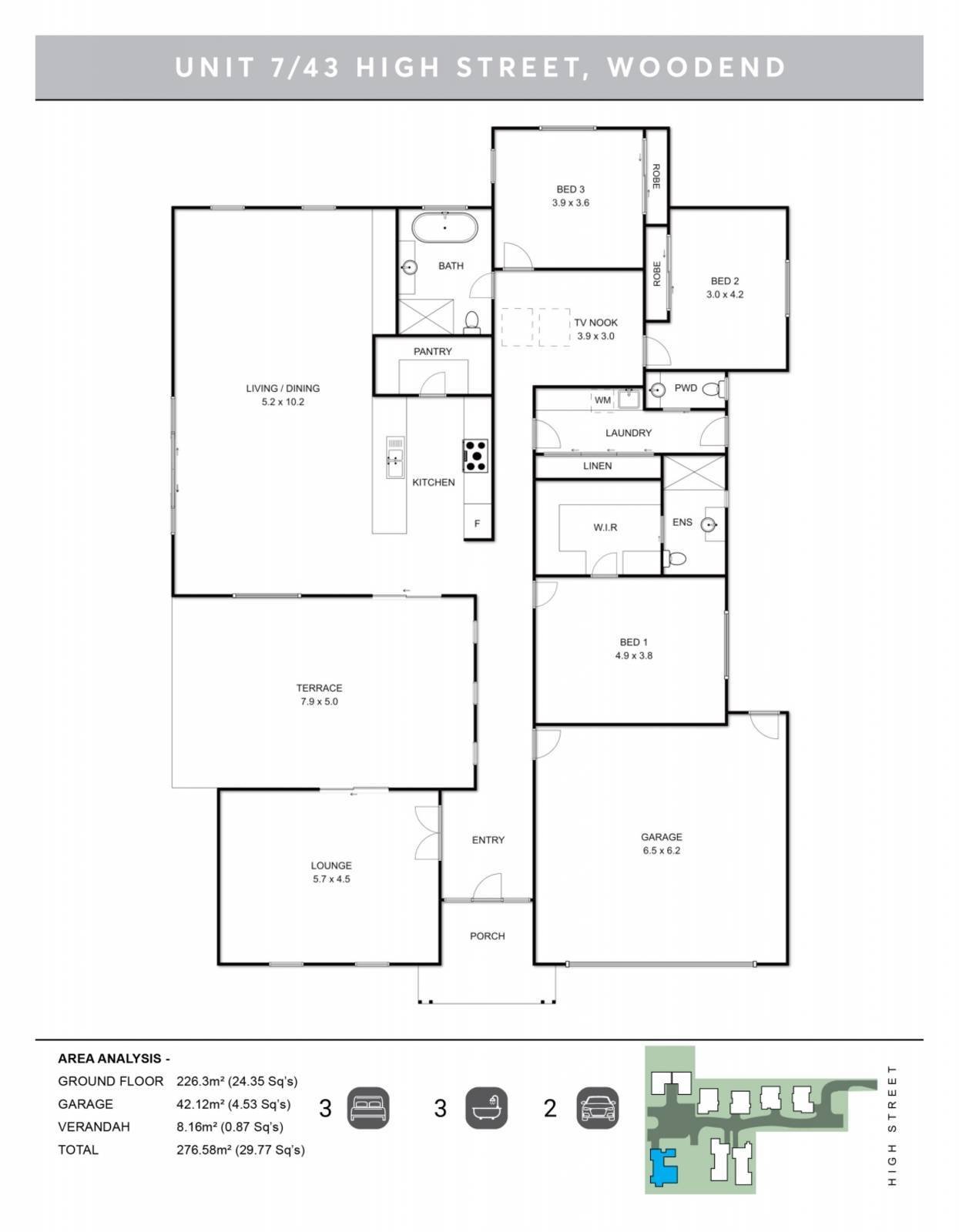43 High Street, Woodend