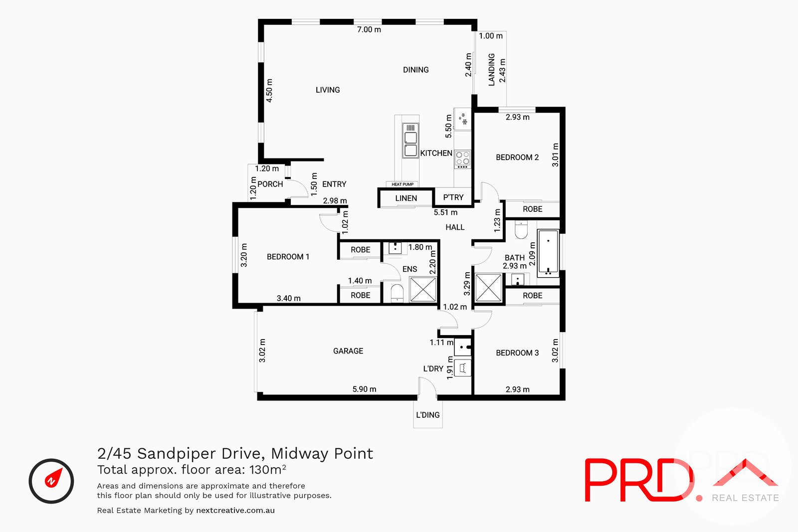 1 & 2/45 Sandpiper Drive MIDWAY POINT 3