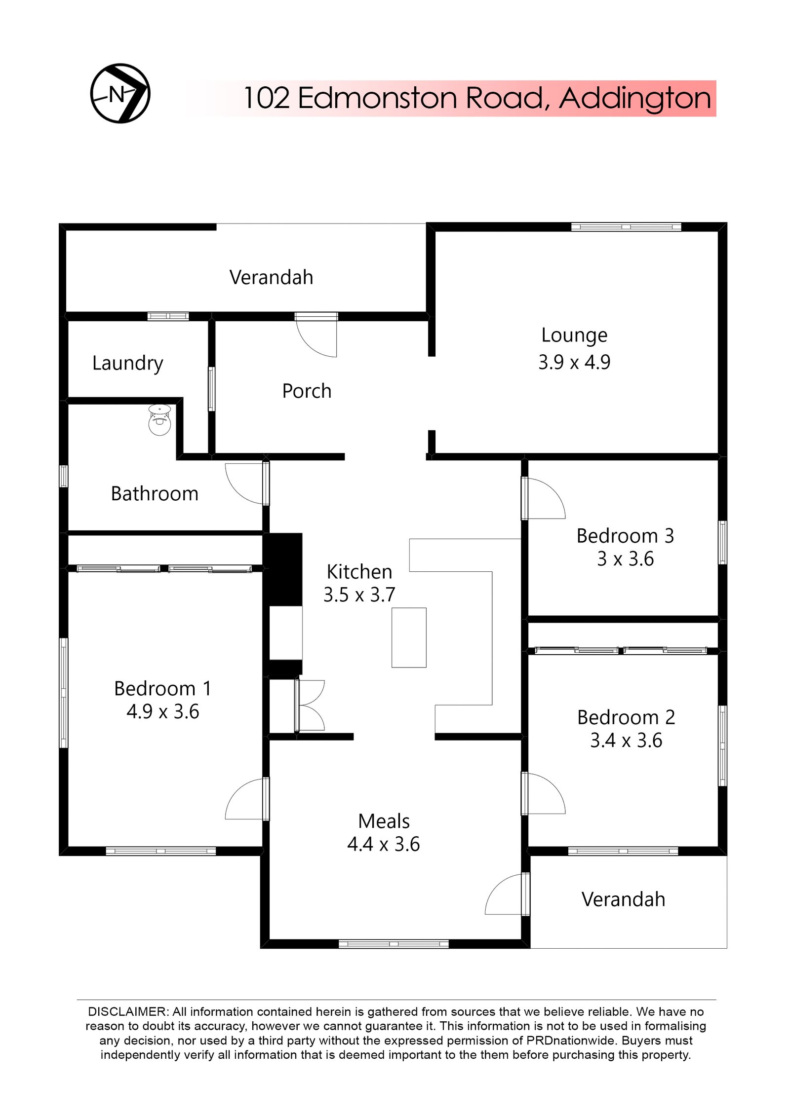 102 Edmonston Road ADDINGTON 21