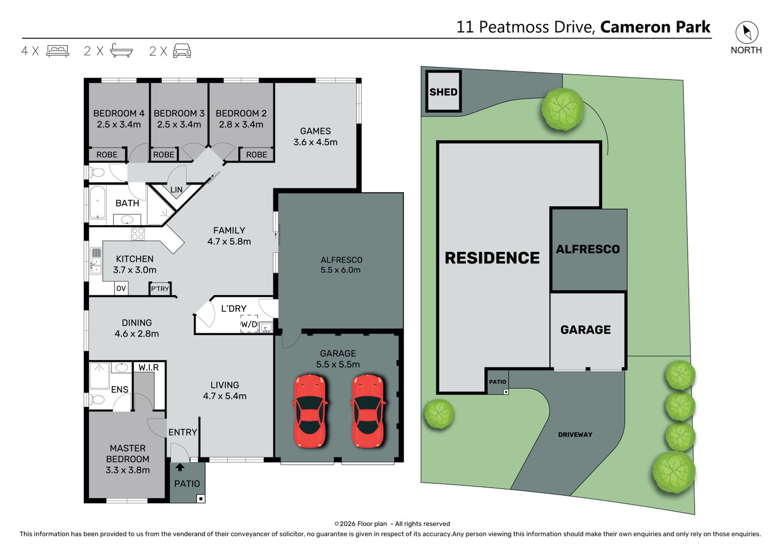 11 Peatmoss Drive CAMERON PARK 31