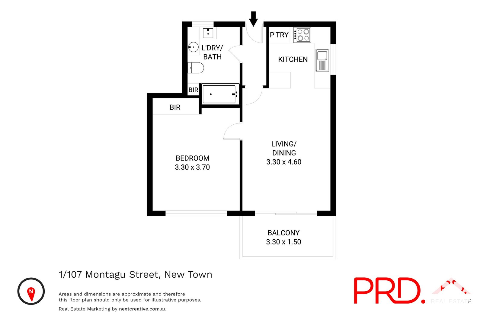 1/107 MONTAGU Street NEW TOWN 10