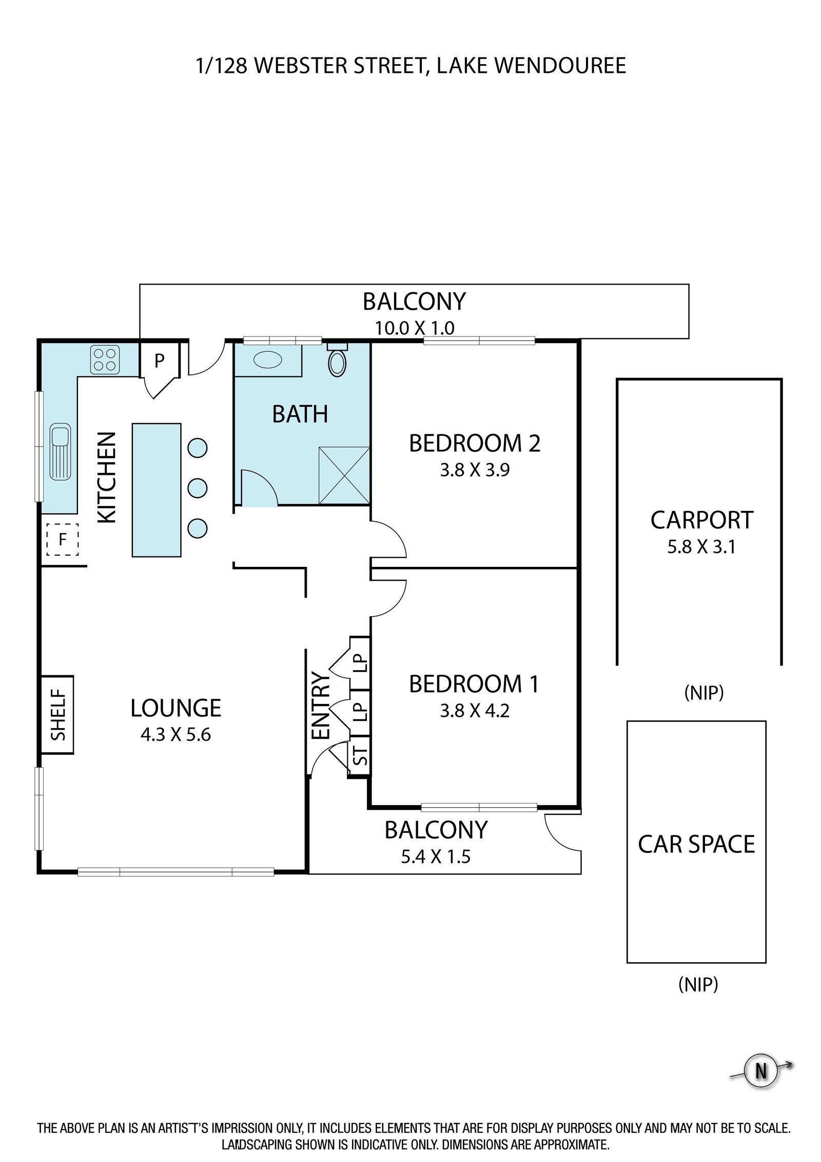 1/128 Webster Street LAKE WENDOUREE 9