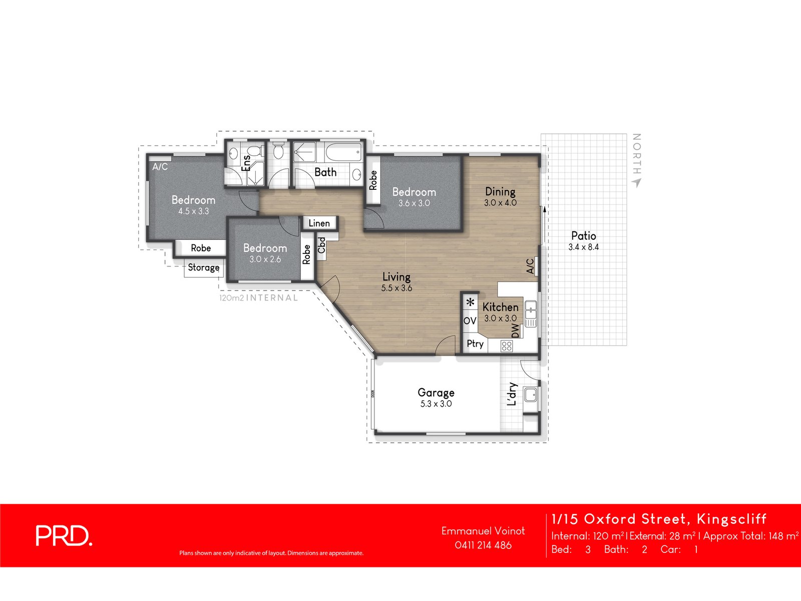 1/15 Oxford Street KINGSCLIFF 14