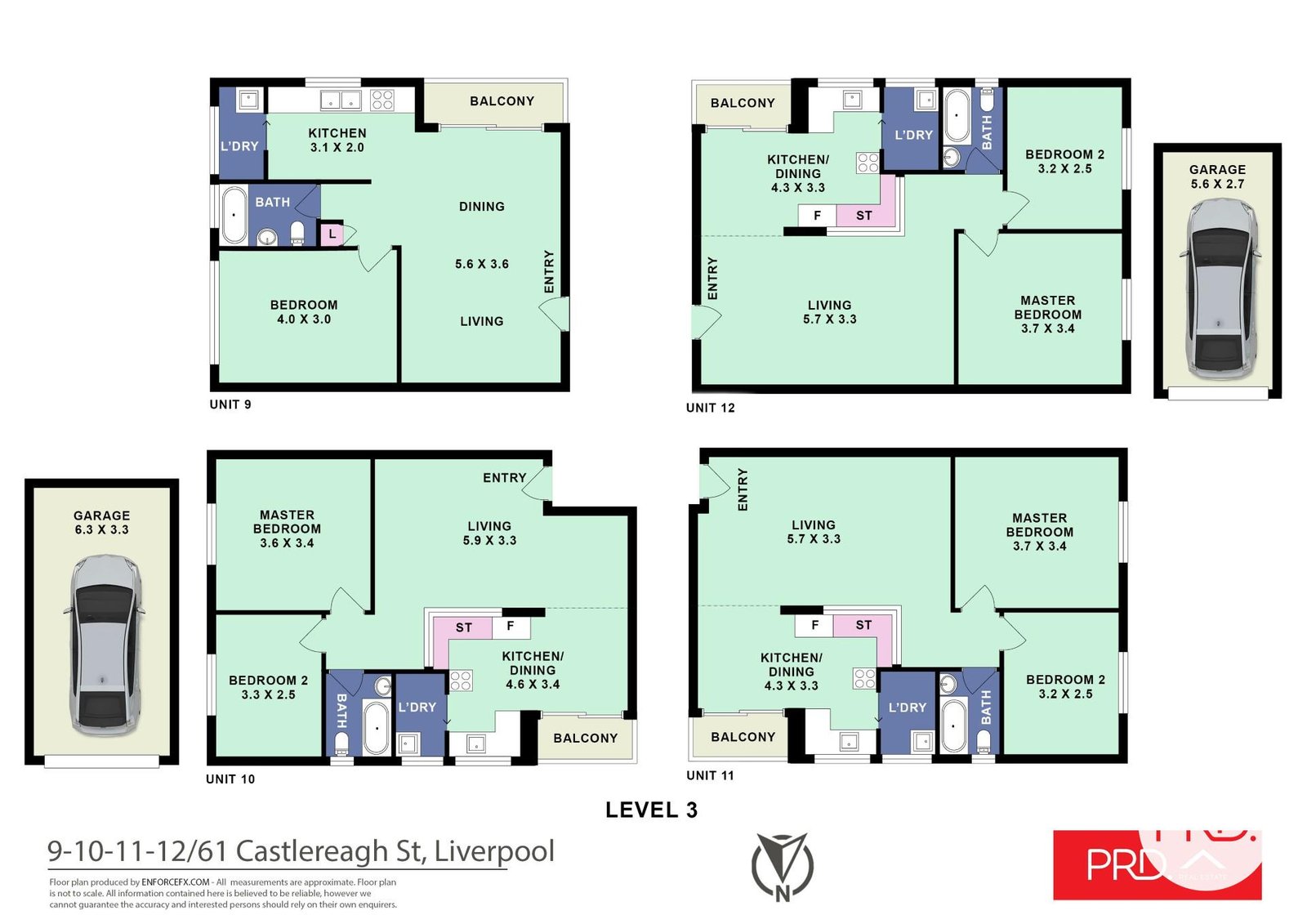 11/61 Castlereagh Street LIVERPOOL 8