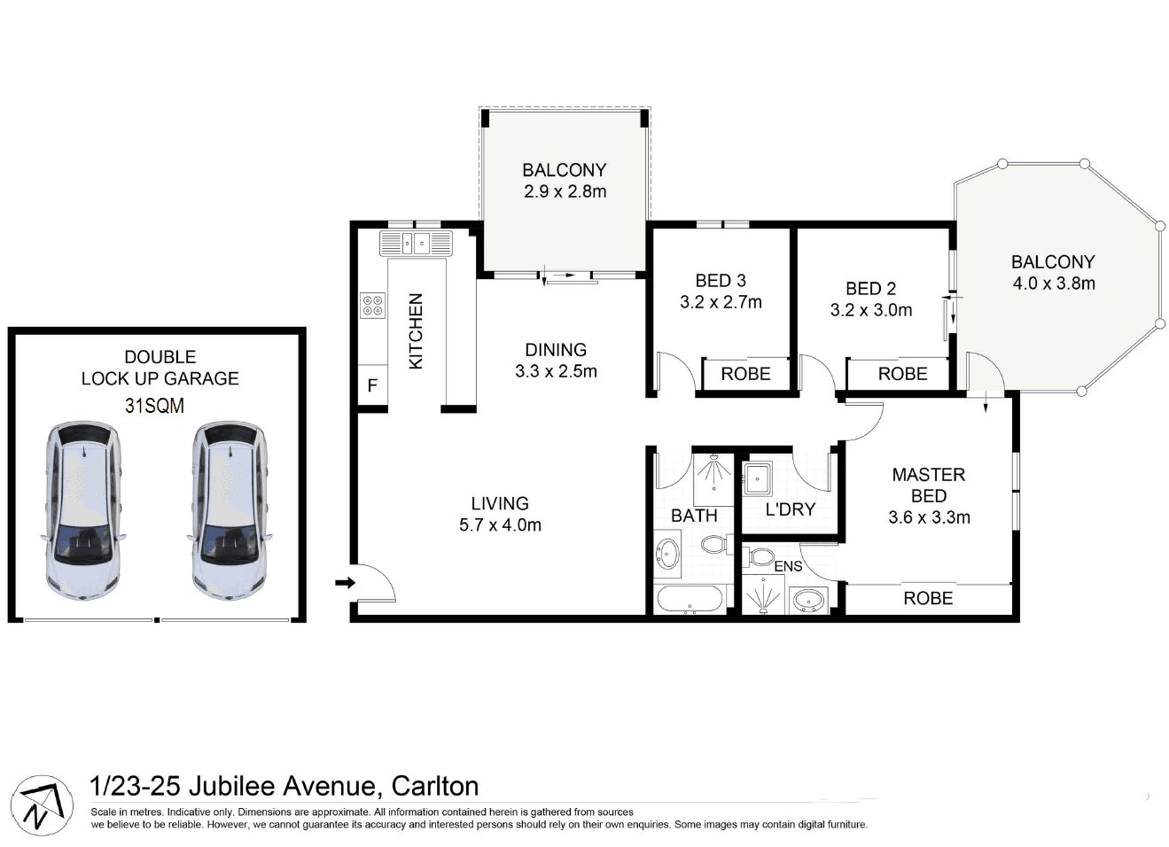 1/23-25 Jubilee Avenue CARLTON 9