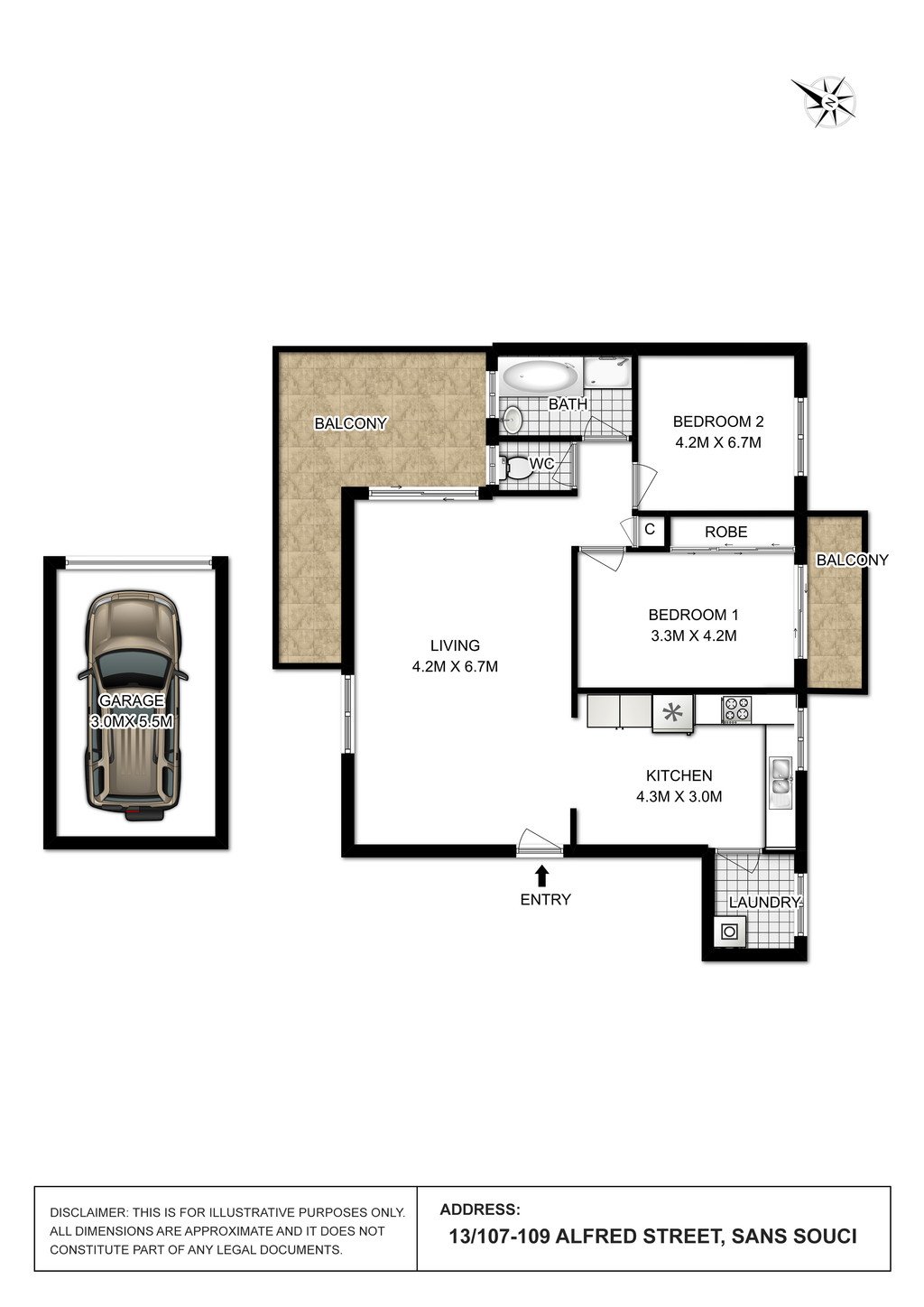 13/107 Alfred Street SANS SOUCI 6