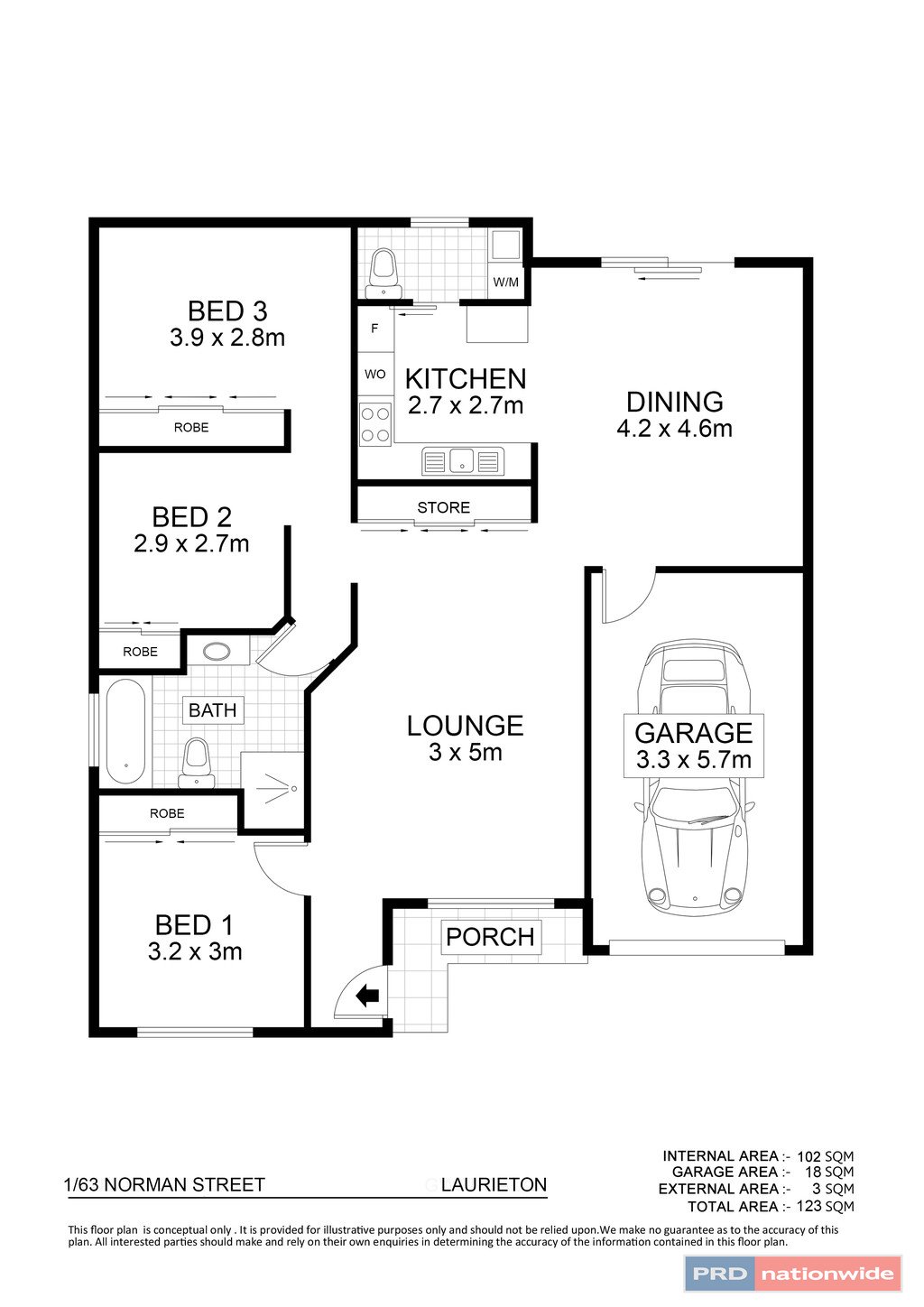 1/63 Norman Street LAURIETON 9