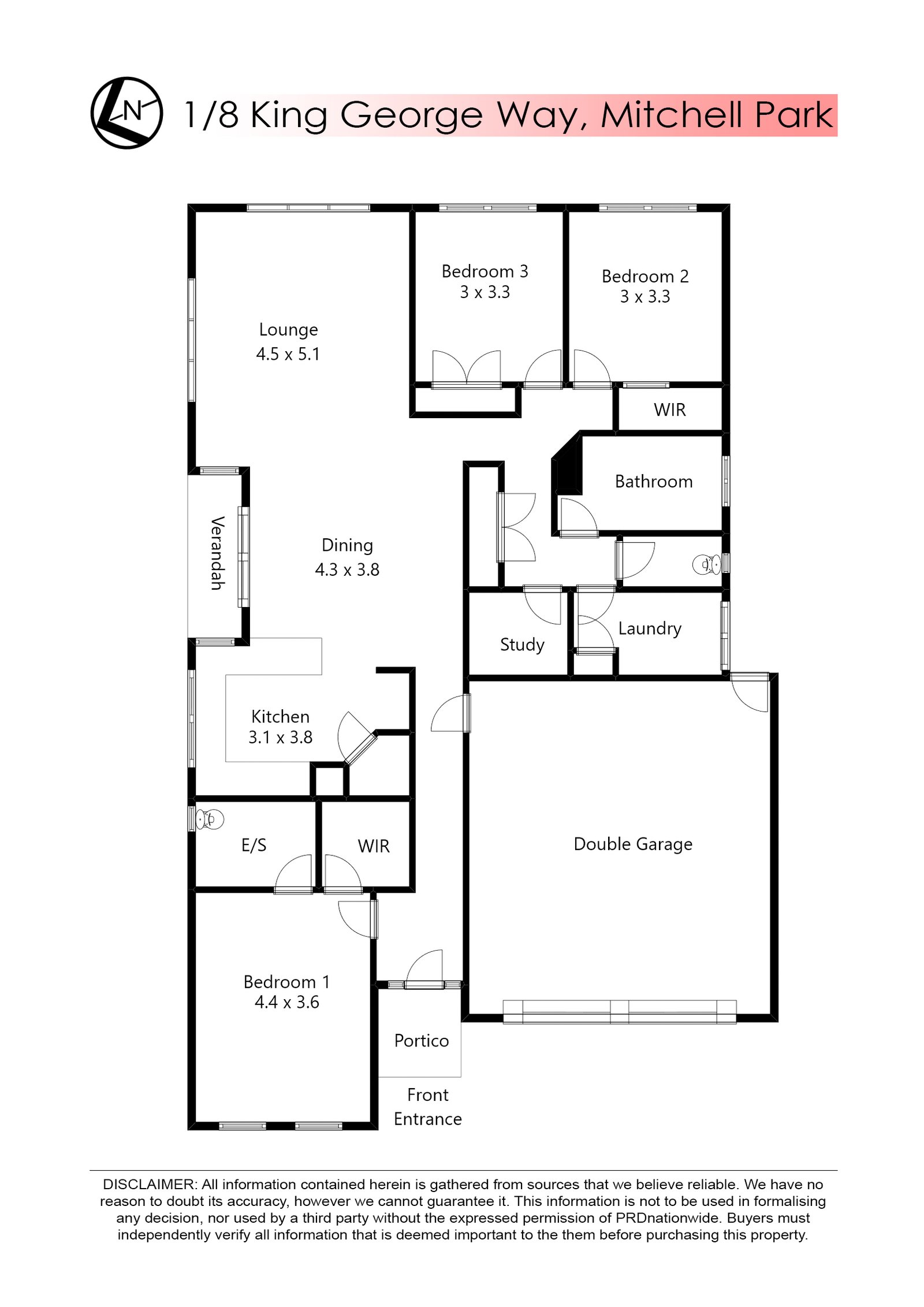1/8 King George Way MITCHELL PARK 8