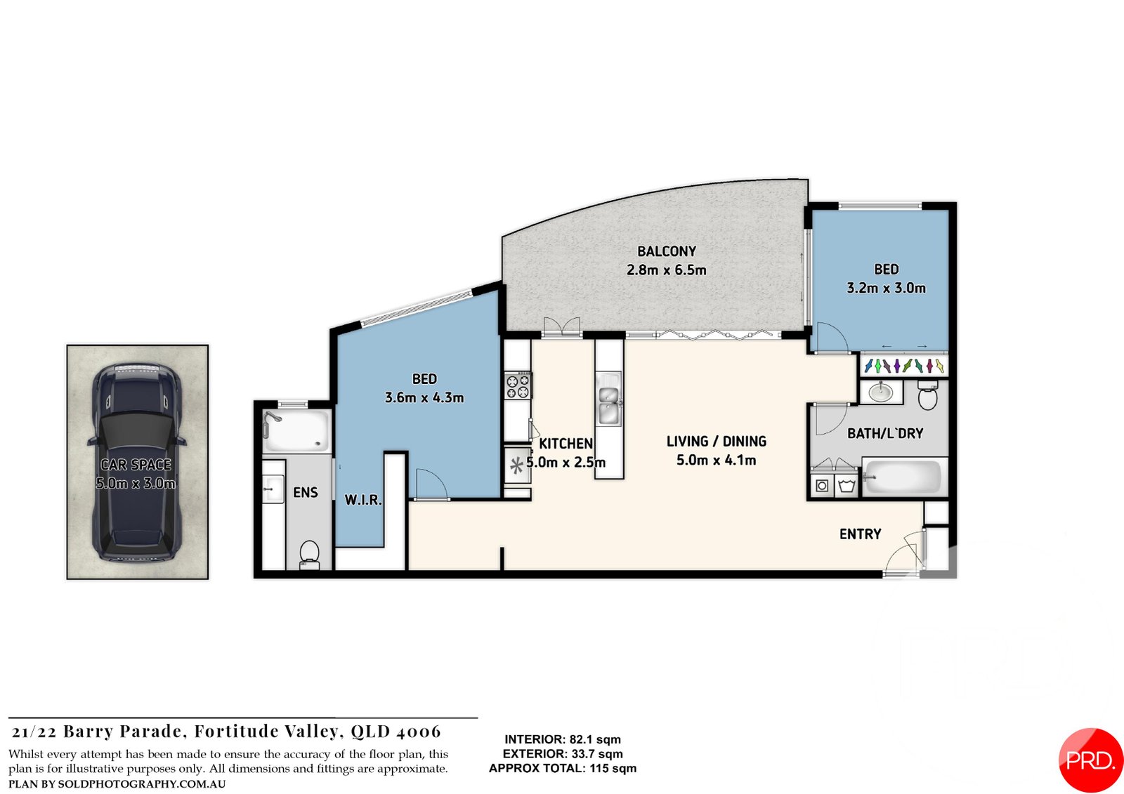 21/22 Barry Pde  FORTITUDE VALLEY 14