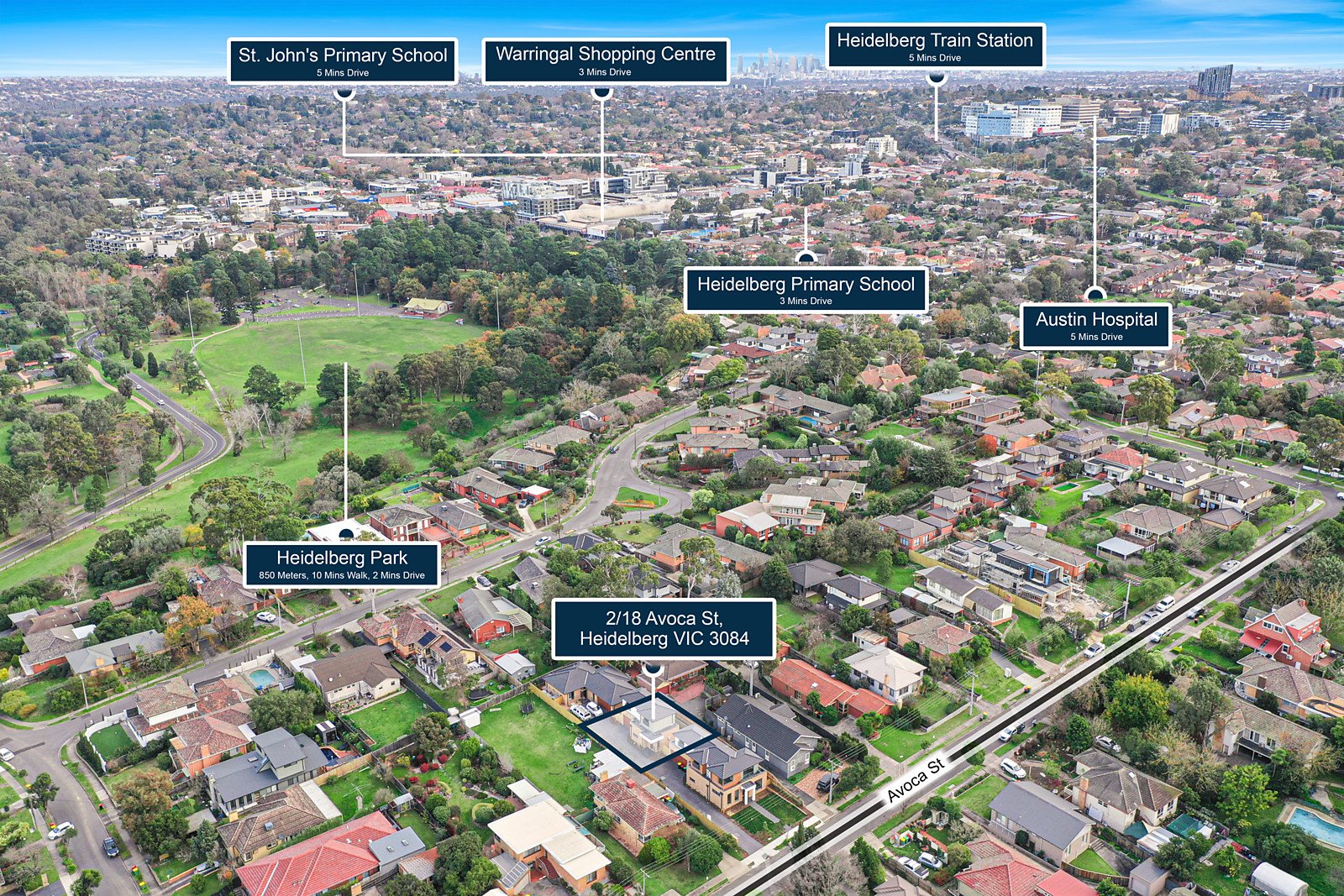 2/18 Avoca Street, Heidelberg VIC 3084