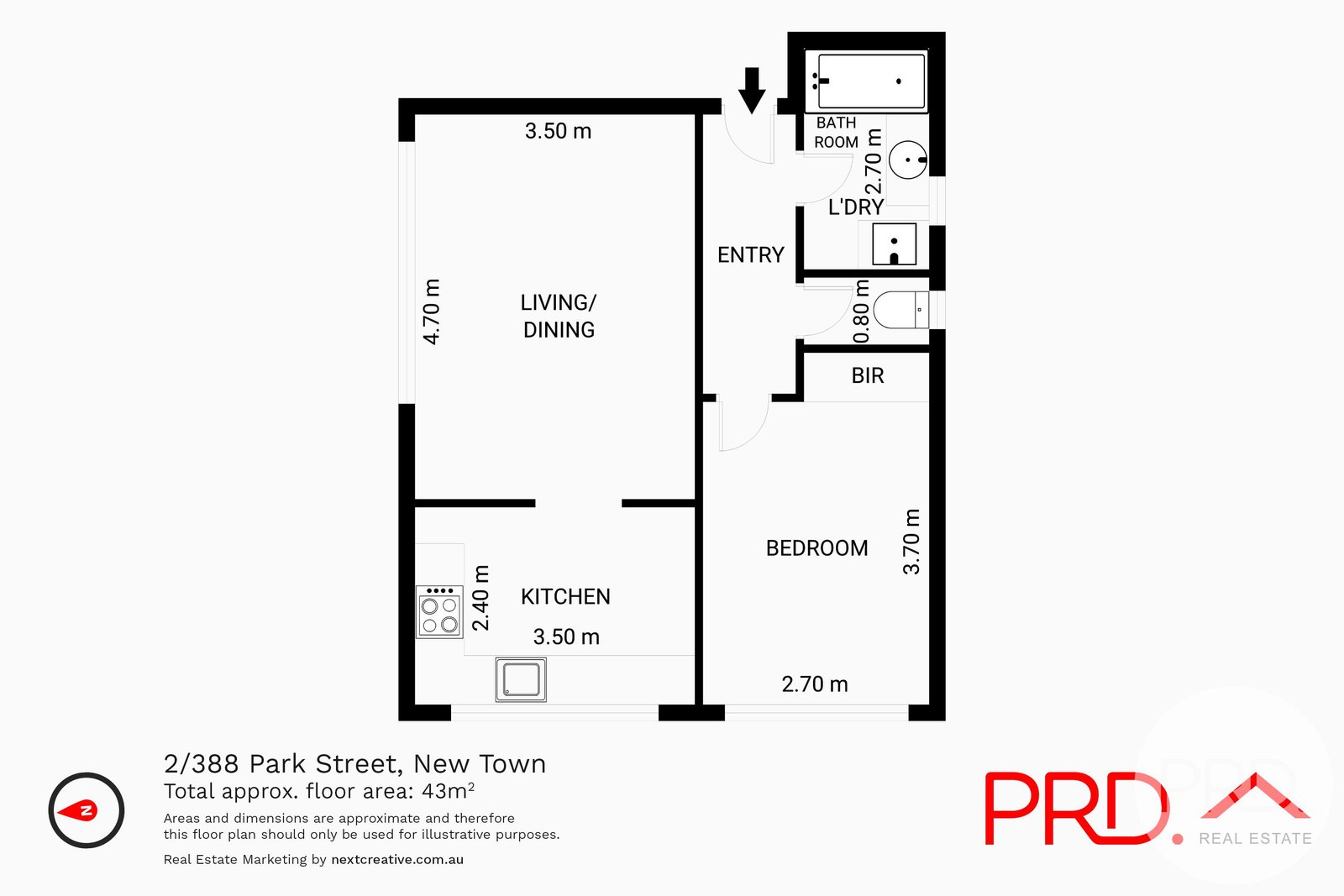 2/388 Park Street NEW TOWN 9