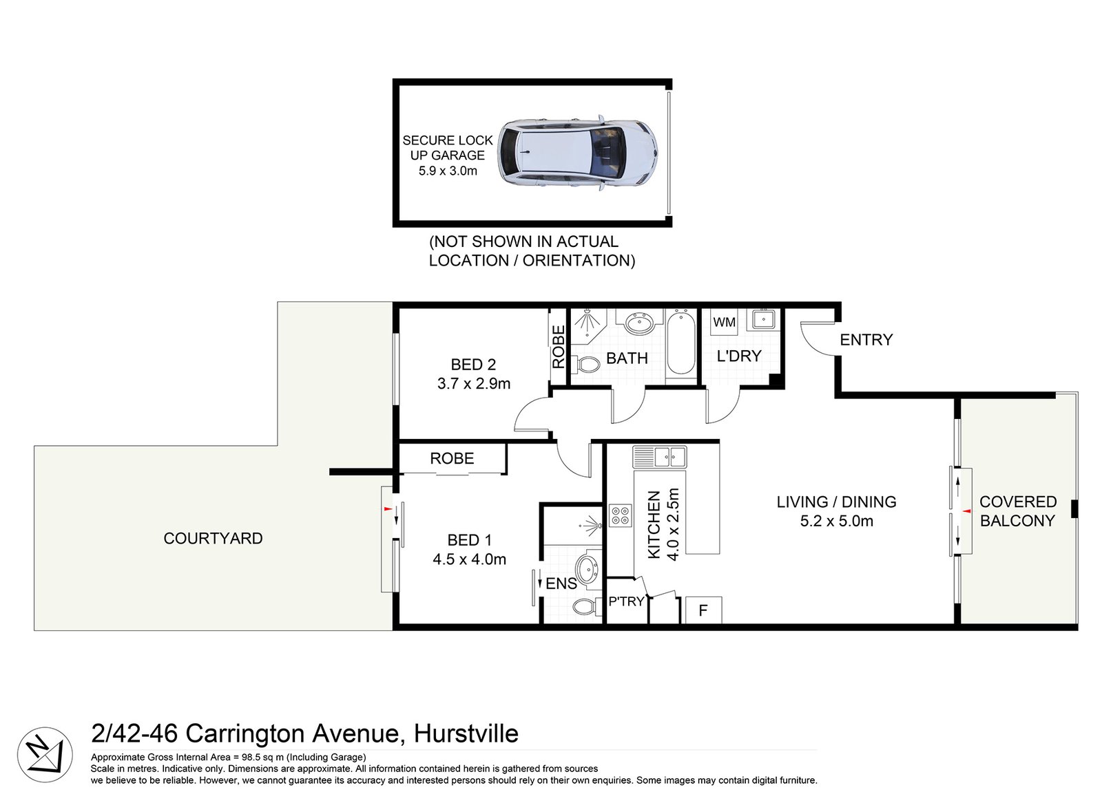 2/42-46 Carrington Avenue HURSTVILLE 9