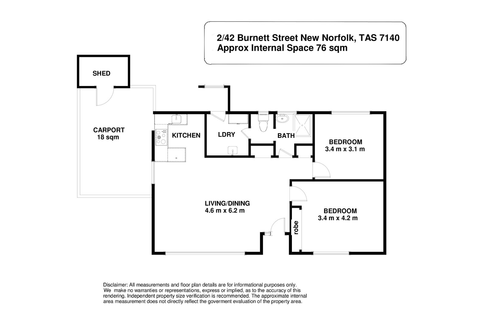 2/42 Burnett Street NEW NORFOLK 12