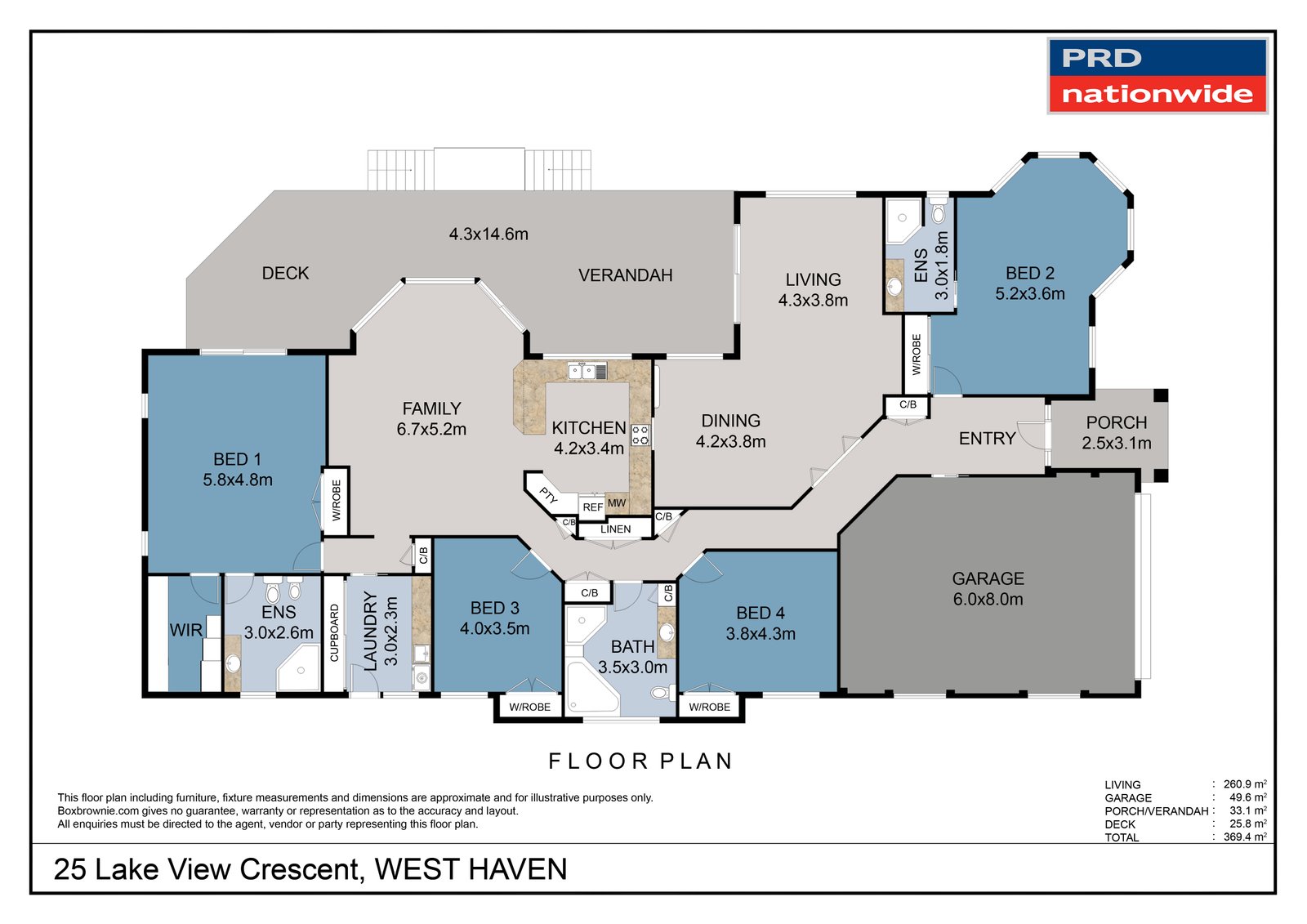25 Lake View Crescent WEST HAVEN 22