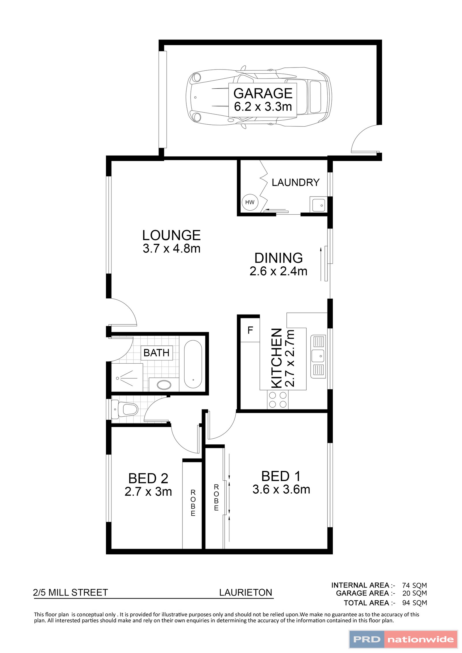 2/5 Mill Street LAURIETON 11