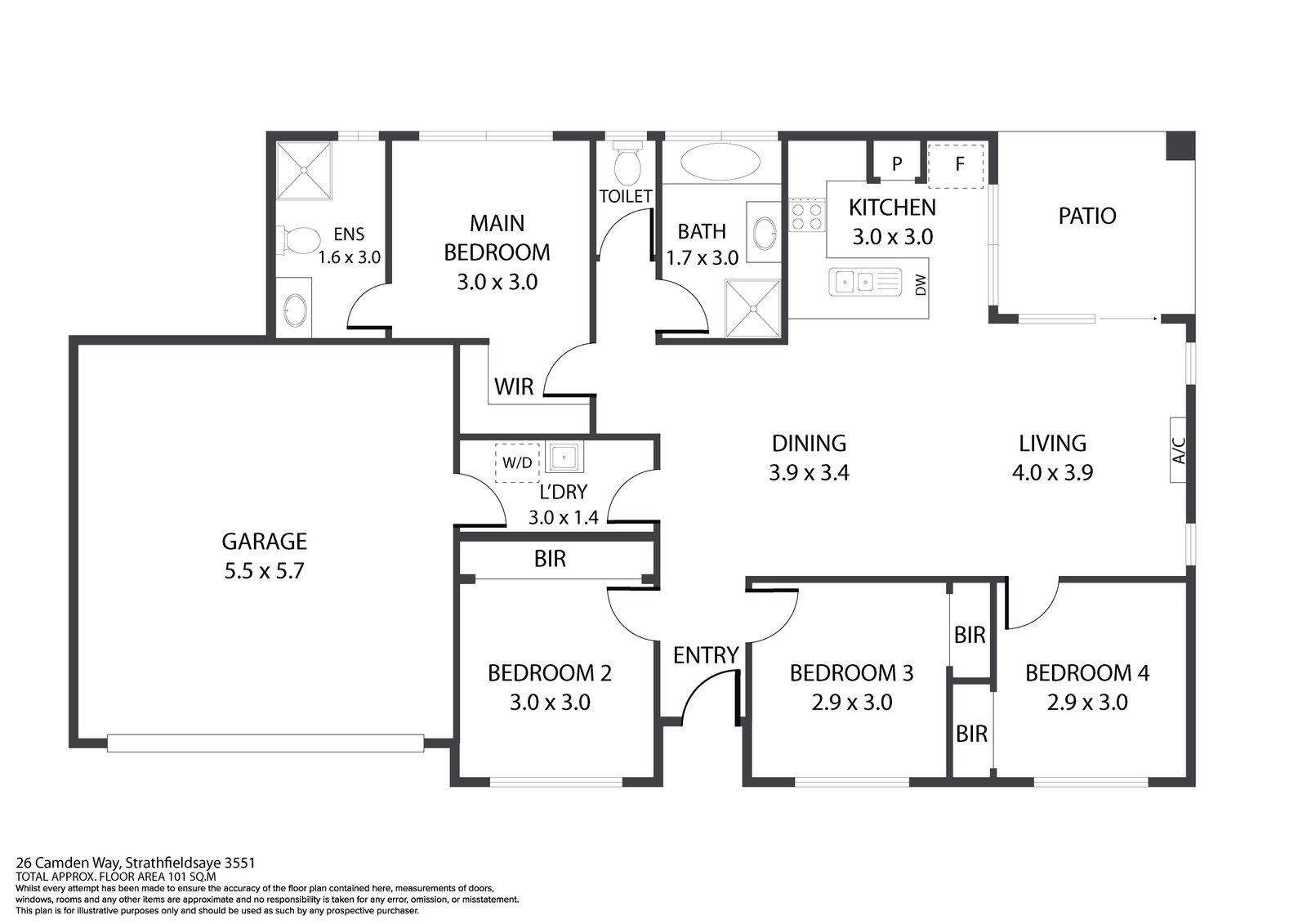 26 Camden Way STRATHFIELDSAYE 16