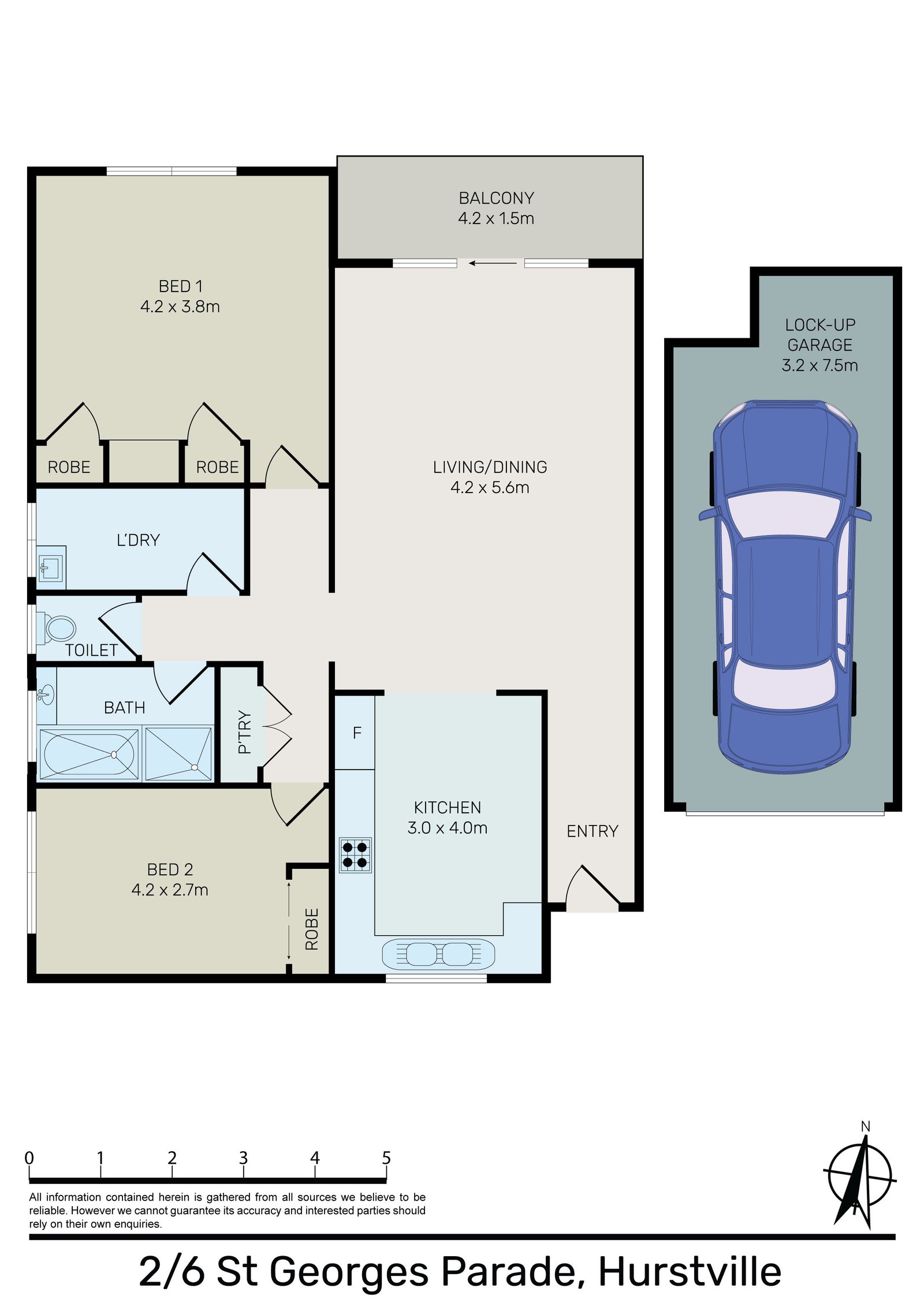 2/6 St Georges Parade HURSTVILLE 6