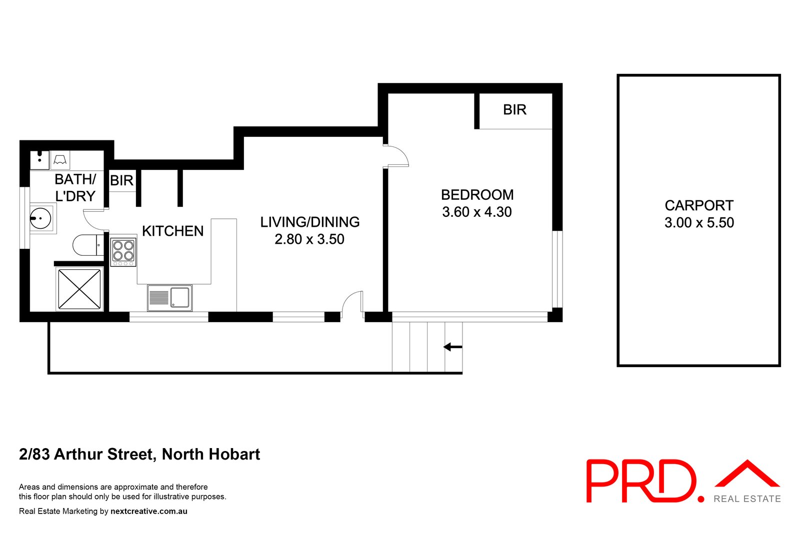 2/83 Arthur Street WEST HOBART 10