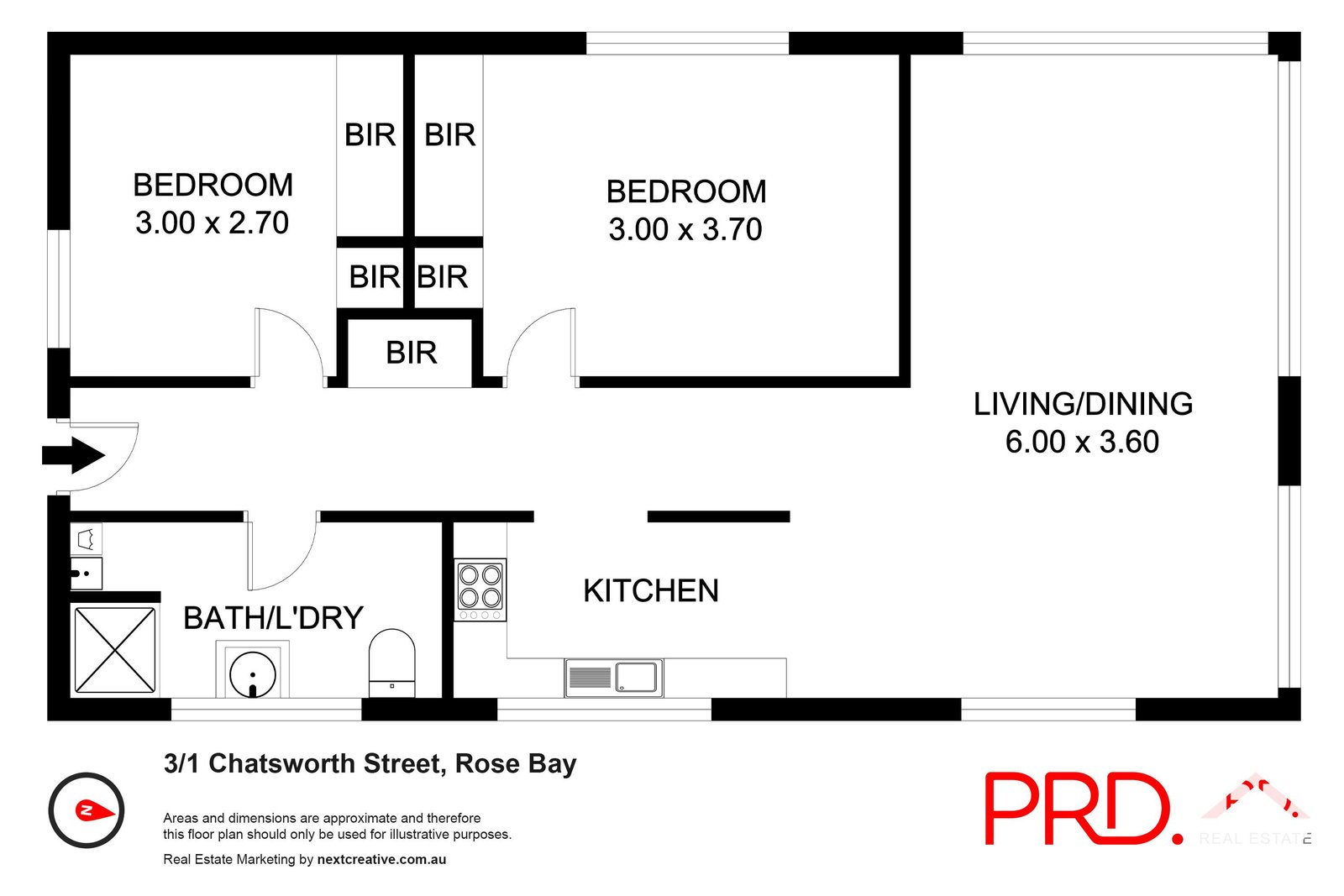 3/1 Chatsworth Street ROSE BAY 13