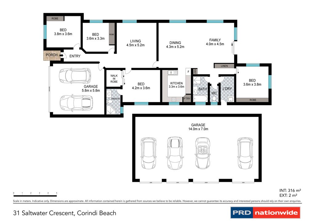31 Saltwater Cres  CORINDI BEACH 7