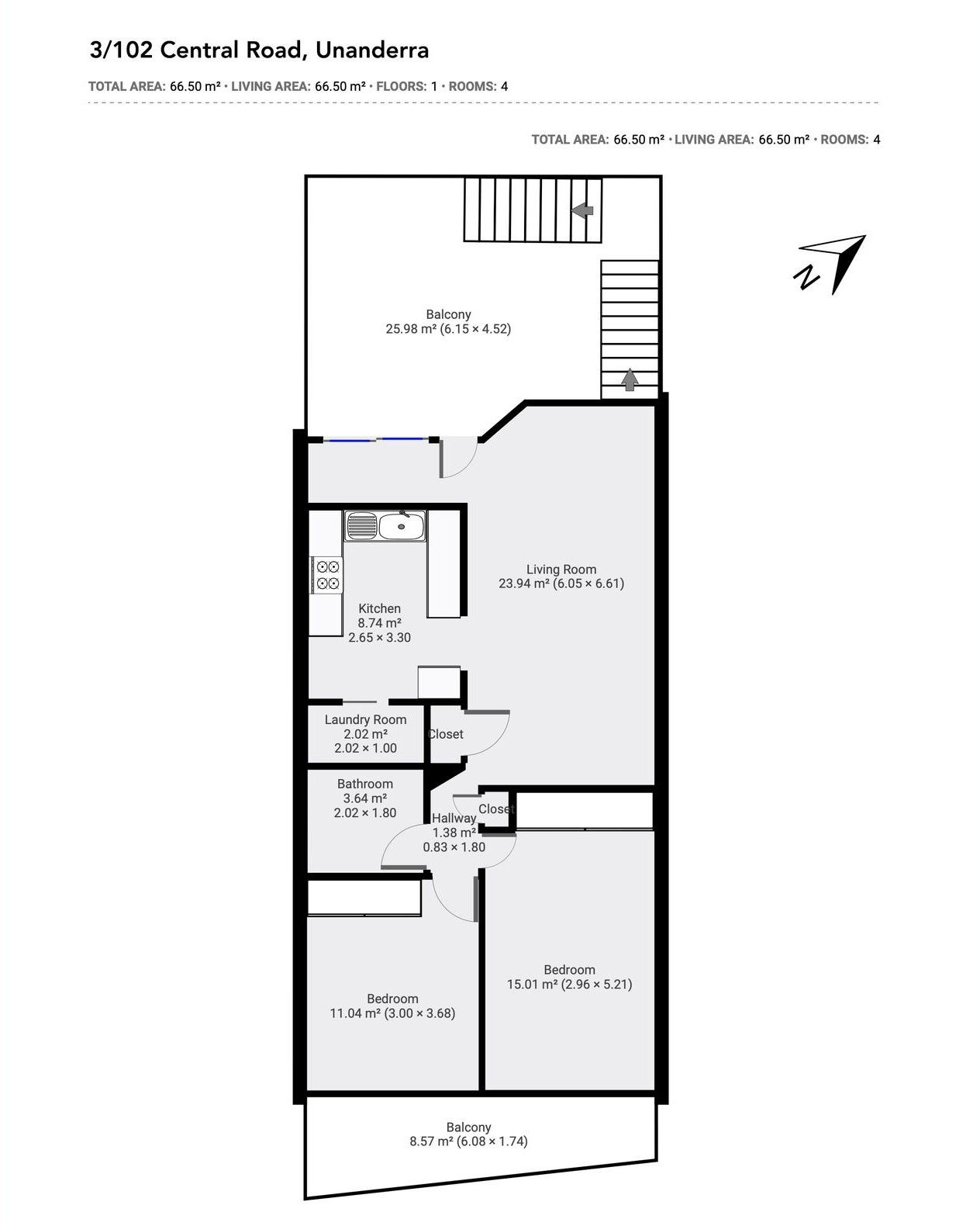 3/102 Central Road UNANDERRA 8