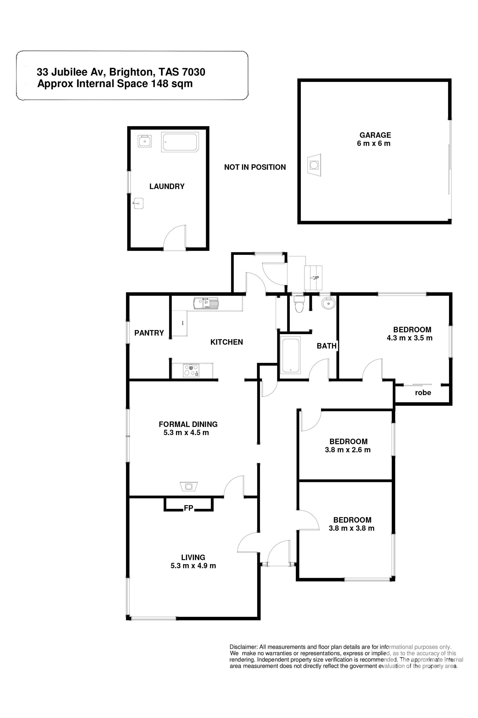 33 Jubilee Avenue BRIGHTON 14