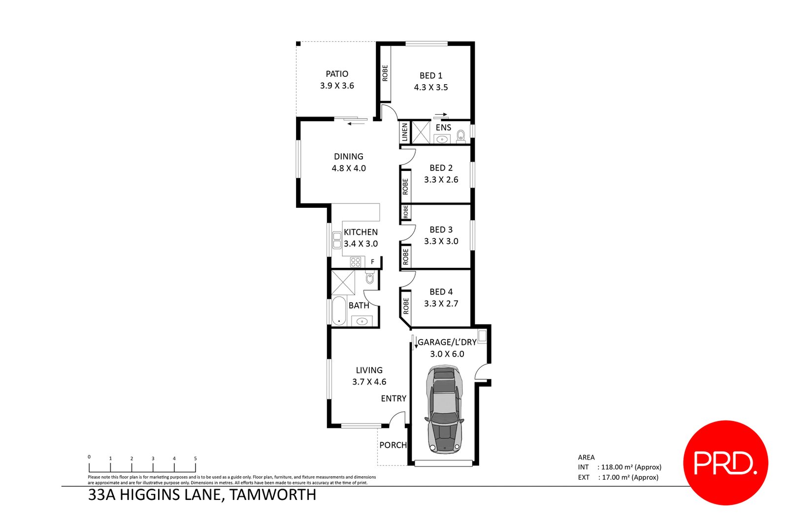 33a Higgins Lane TAMWORTH 17