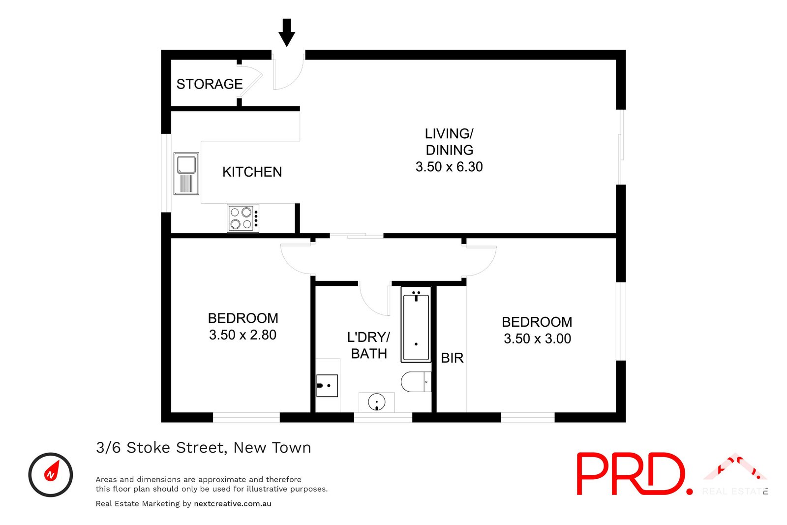 3/6 Stoke Street NEW TOWN 11
