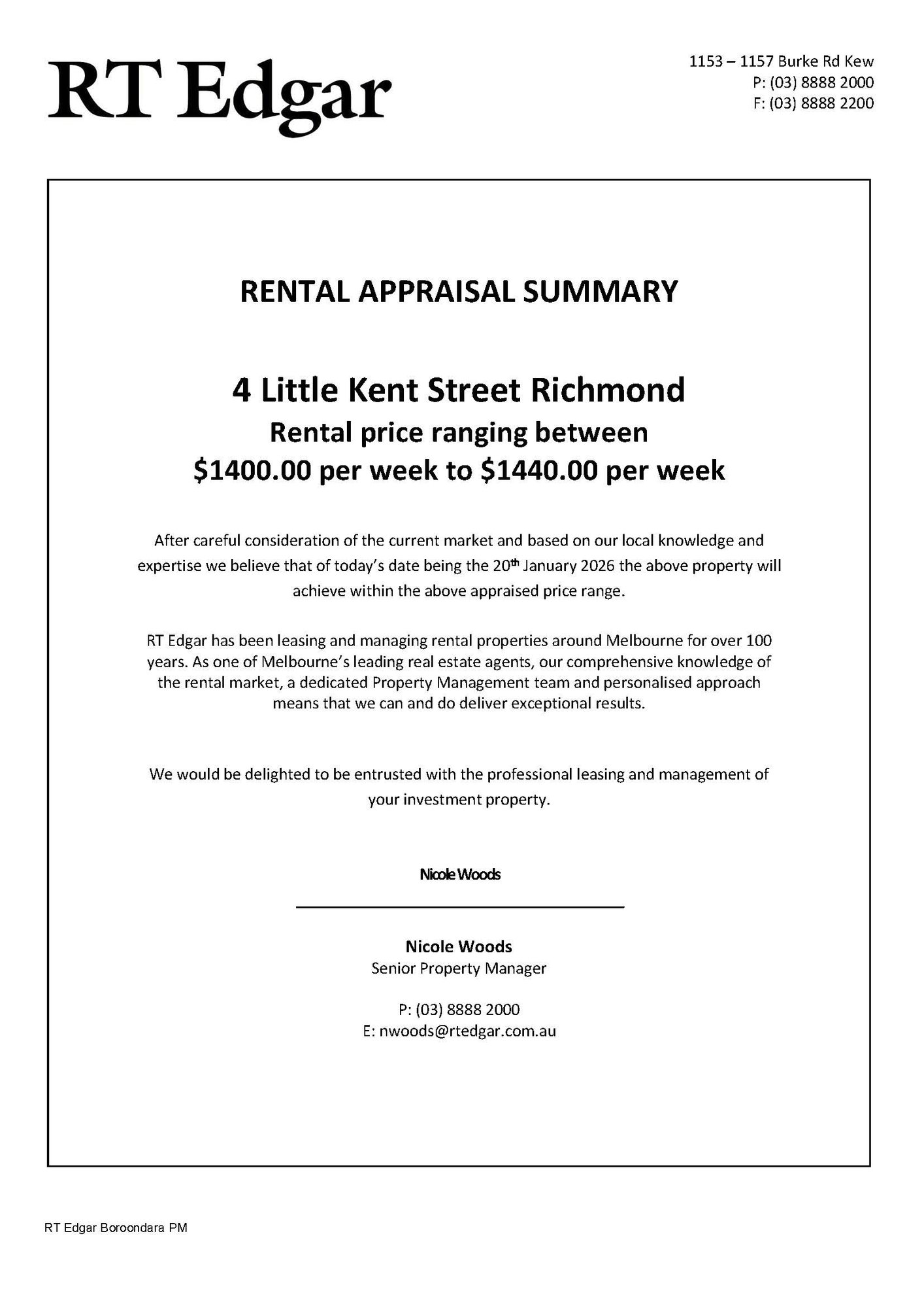 Real Estate and Property in 4 Little Kent Street, Richmond, VIC