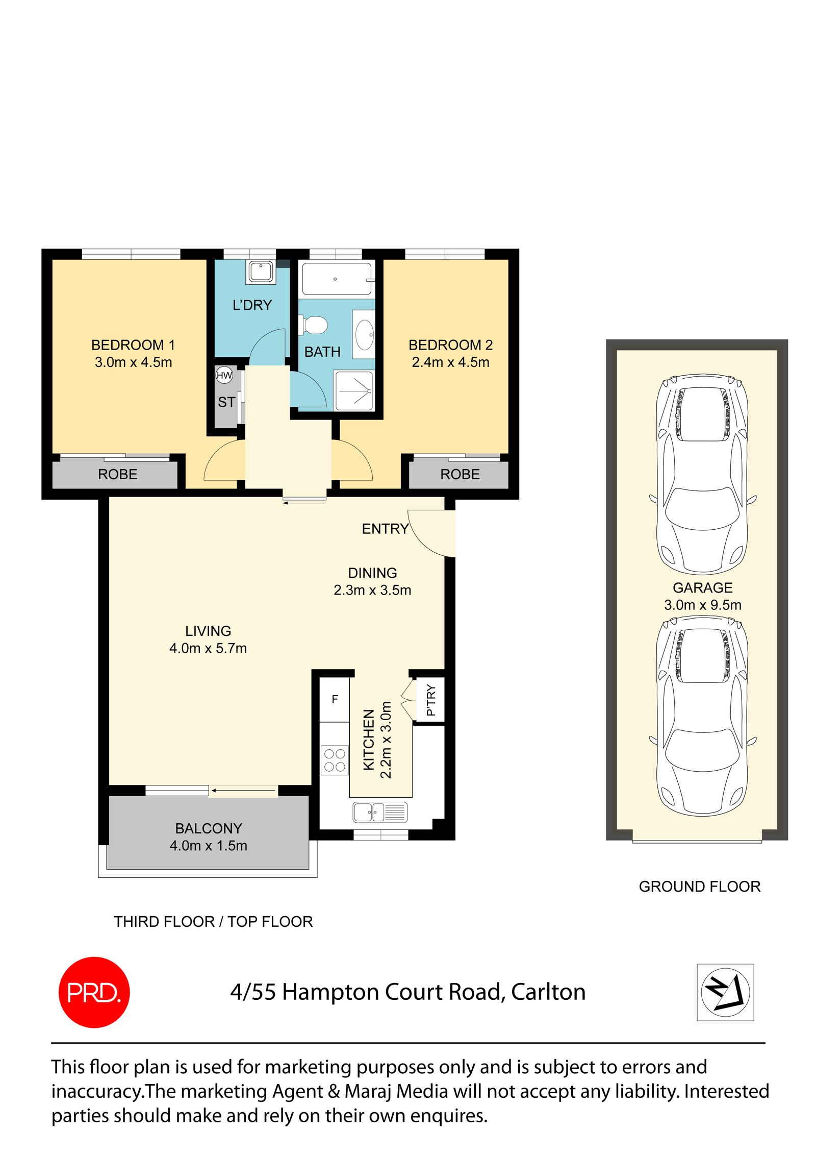 4/55 Hampton Court Road CARLTON 9