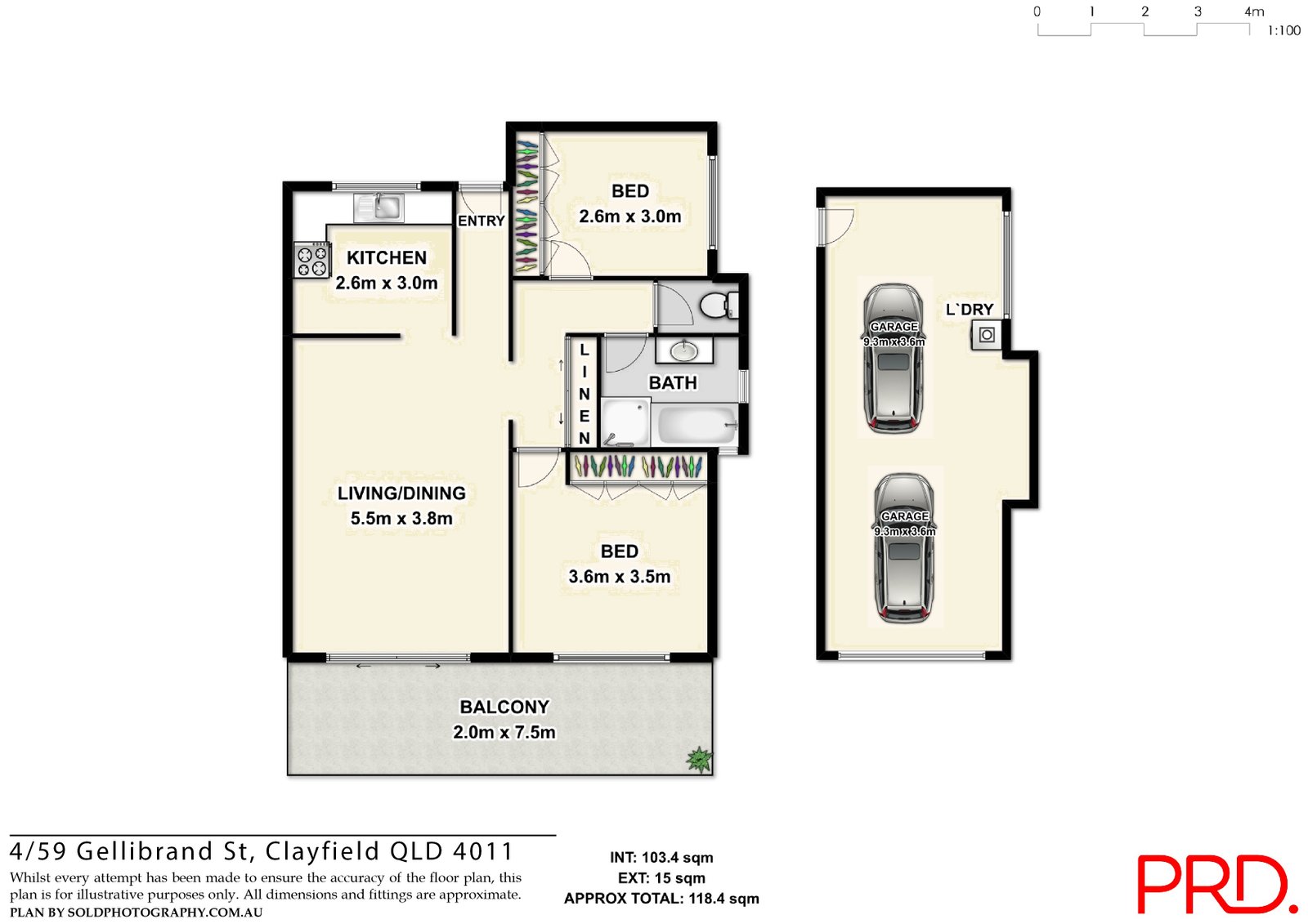 4/59 Gellibrand Street CLAYFIELD 2