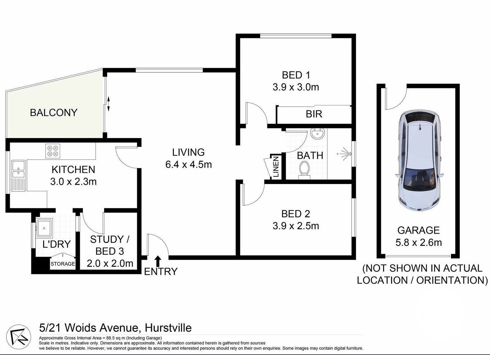 5/21 Woids Ave  HURSTVILLE 8