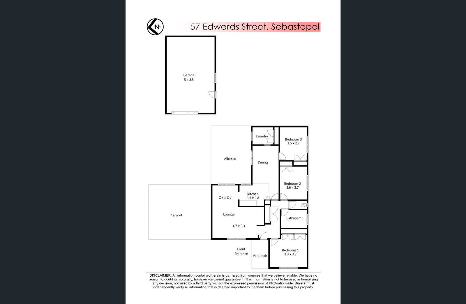 57 Edwards Street SEBASTOPOL 9