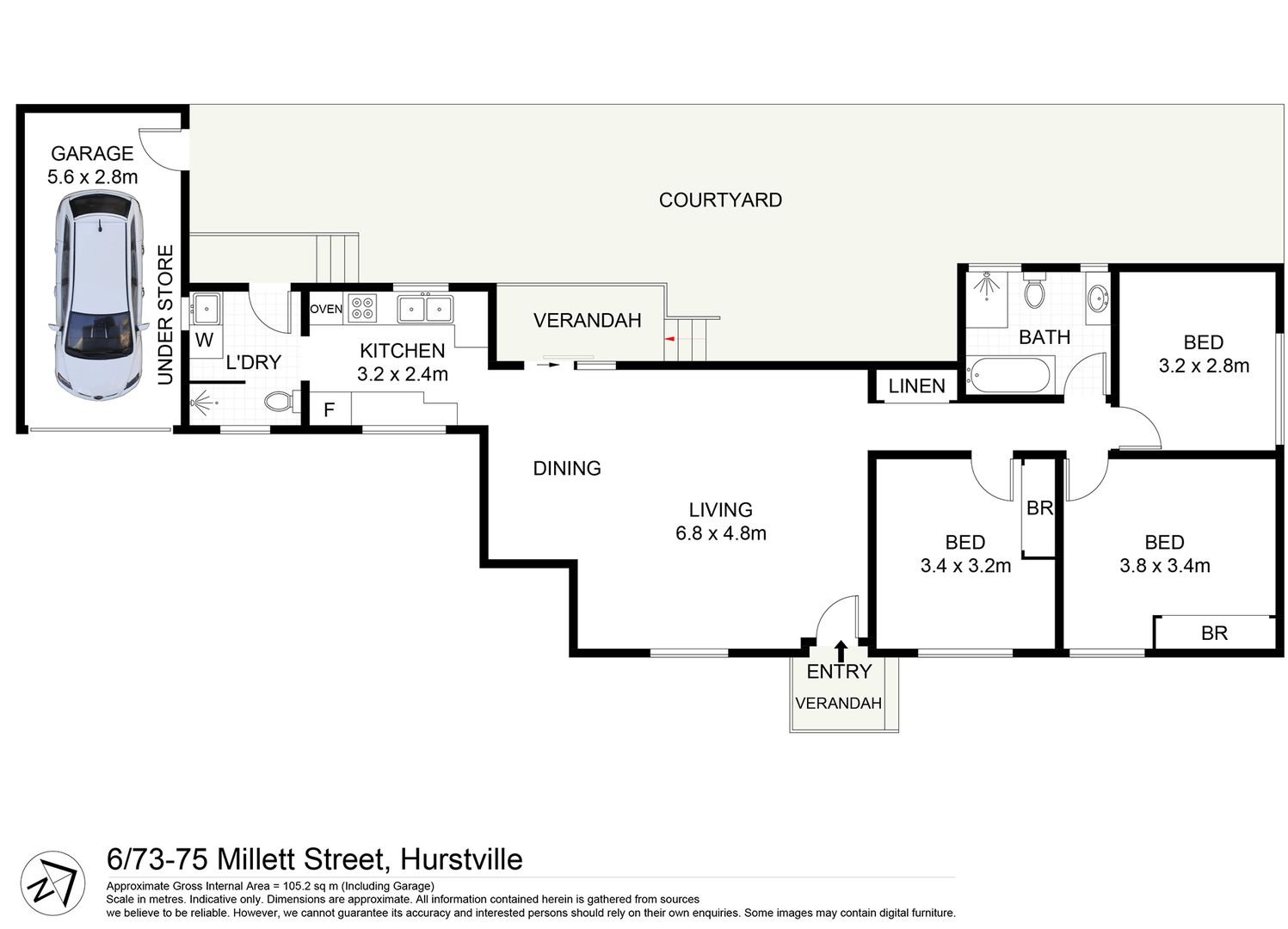 6/73-75 Millett St  HURSTVILLE 9