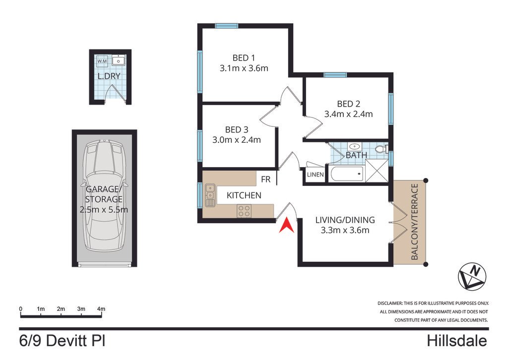 6/9 Devitt Place HILLSDALE 8
