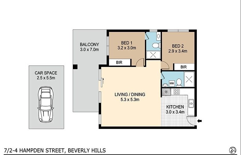 7/2-4 Hampden Street BEVERLY HILLS 1