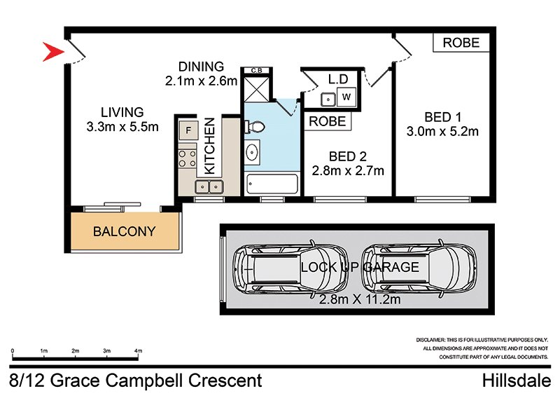 8/12 Grace Campbell Crescent HILLSDALE 9
