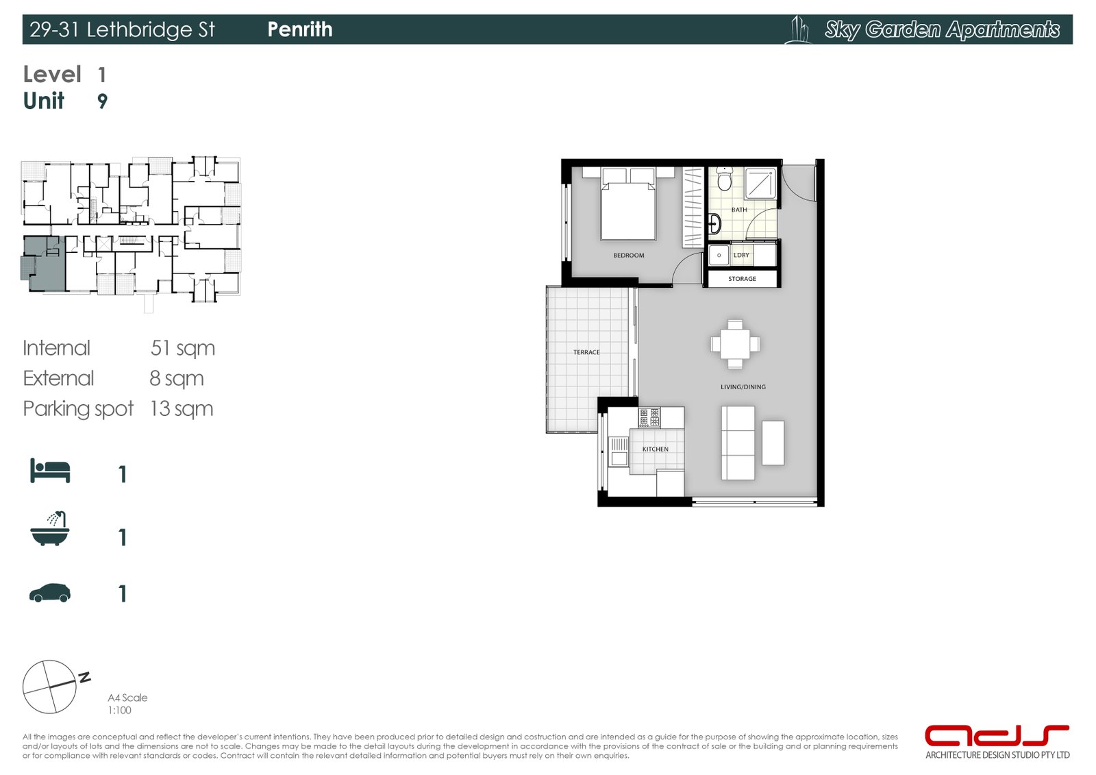 9/29-31 Lethbridge Street,  PENRITH 2