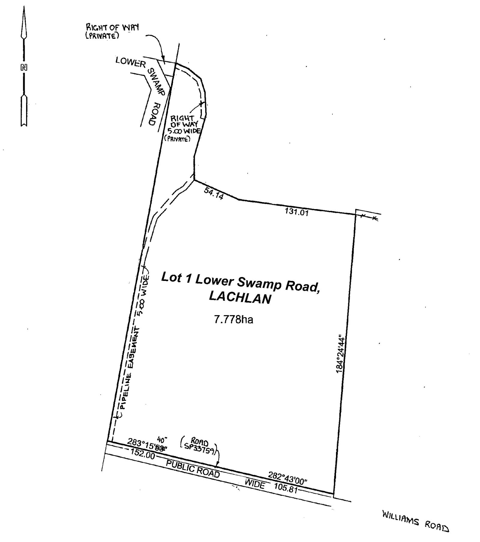 Lot 1 Lower Swamp Road LACHLAN 3